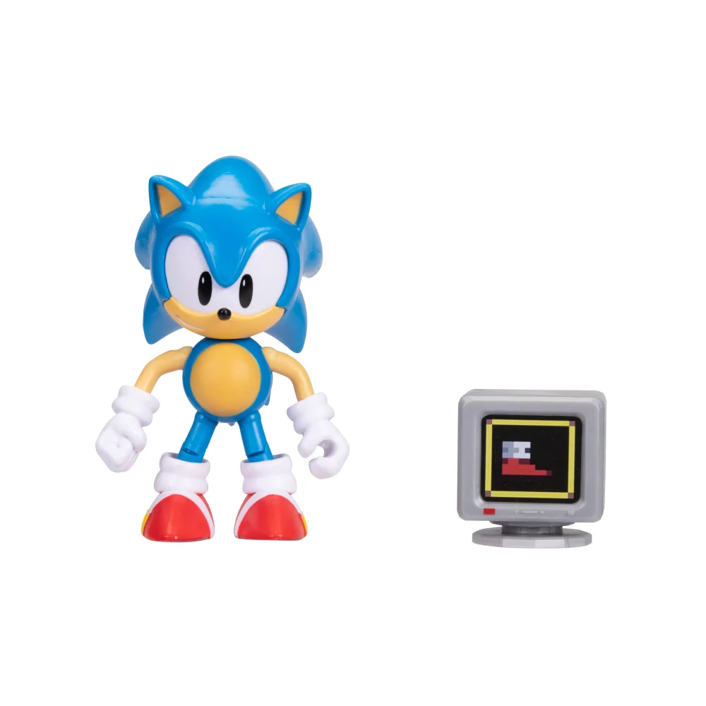 Sonic the Hedgehog Sonic 4' Figure with Monitor Image 1