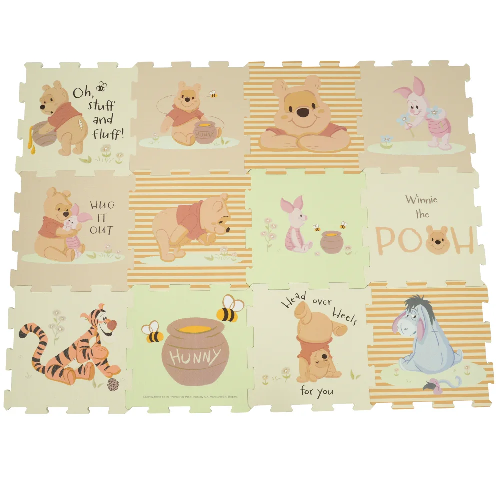 Winnie The Pooh Playmat 12 Pieces Image 1