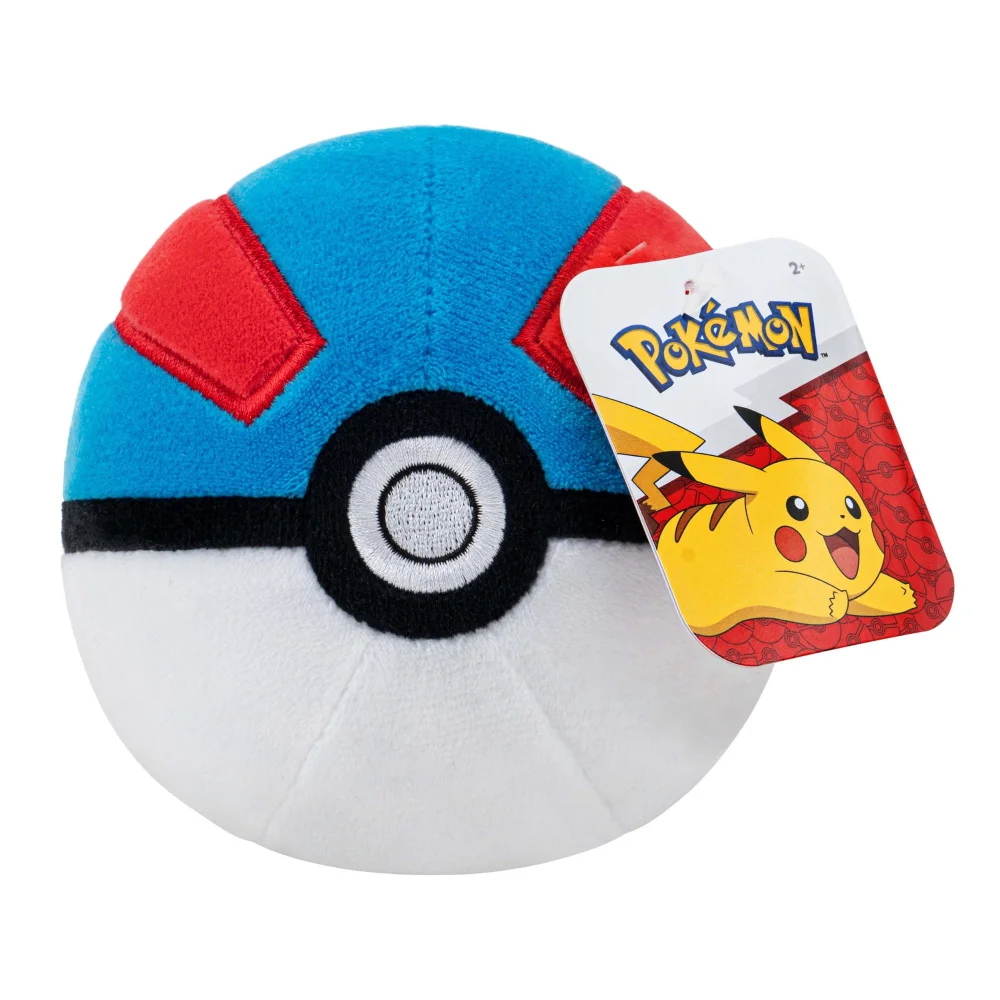 Pokemon Great Ball 10cm Soft Toy Image 1
