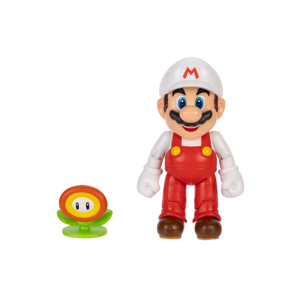 Super Mario Fire Flower Mario 10cm Figure Image 1