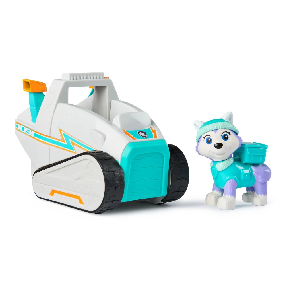 Paw Patrol Everest's Snow Plow Vehicle and Figure Image 1