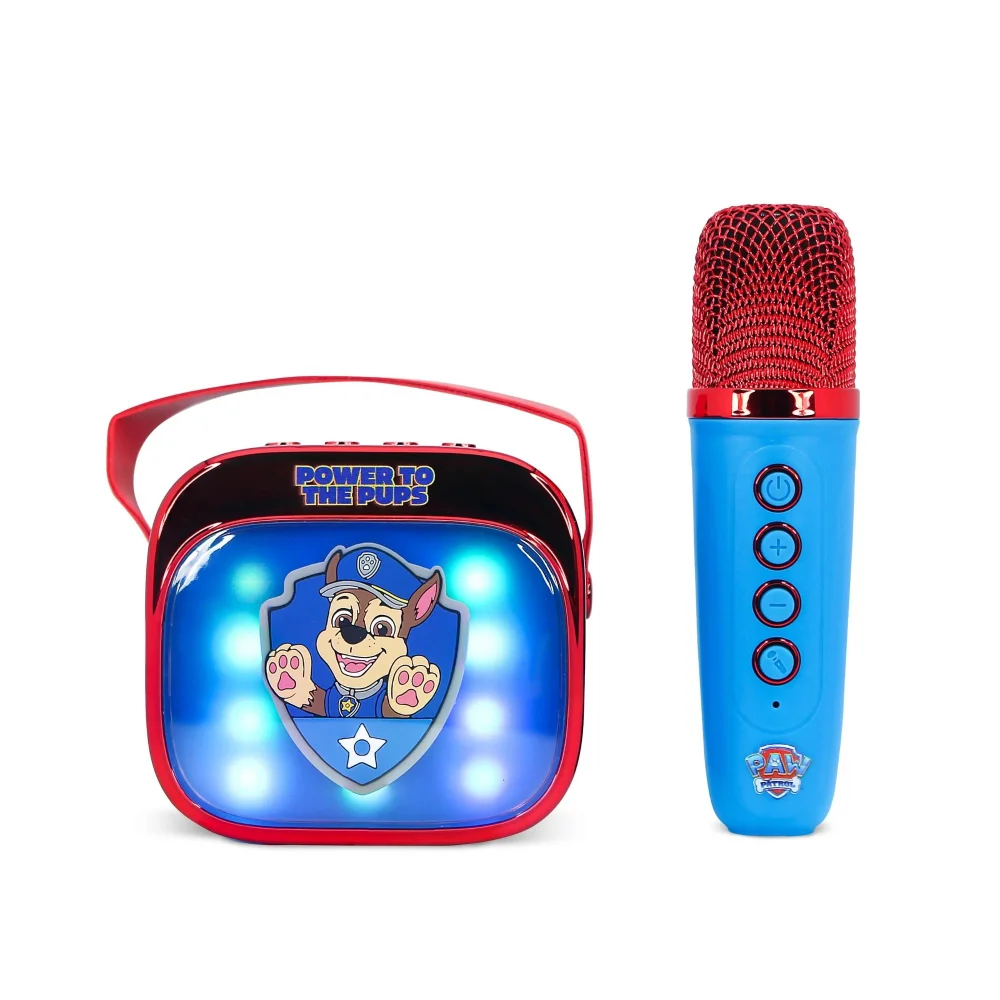 Paw Patrol PopSing Light Up Wireless Karaoke Speaker with Microphone Image 1