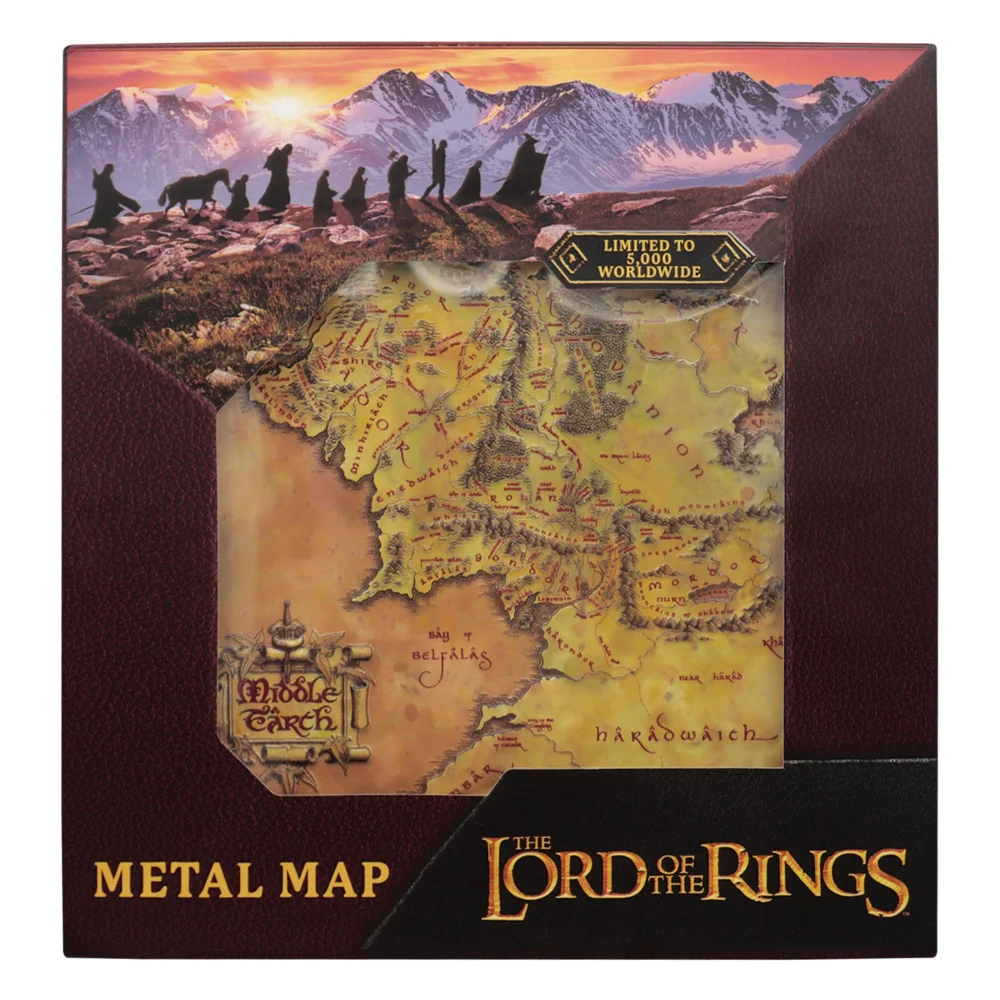 The Lord of the Rings Metal Map Image 1