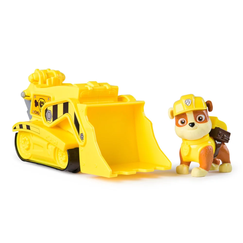 Paw Patrol Rubble's Bulldozer Vehicle and Figure Image 1