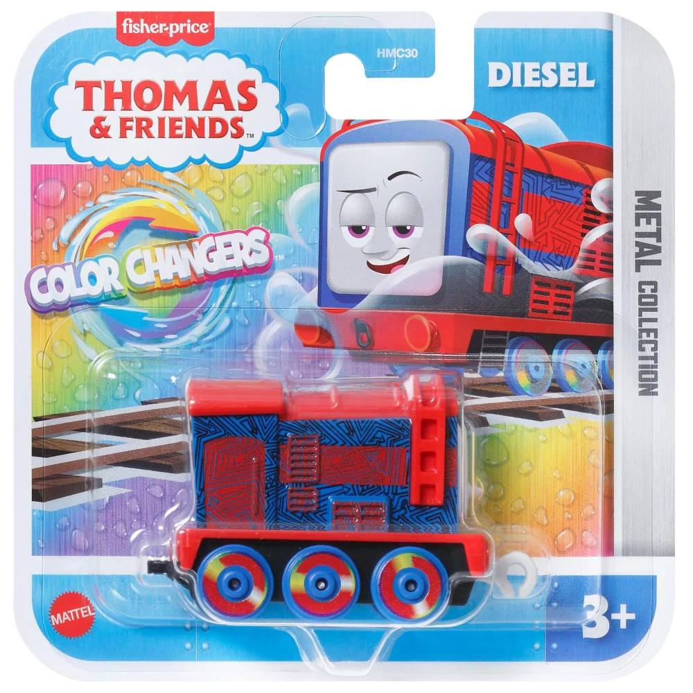 Thomas & Friends Push Along Neon Diesel Train Colour Changers Image 1