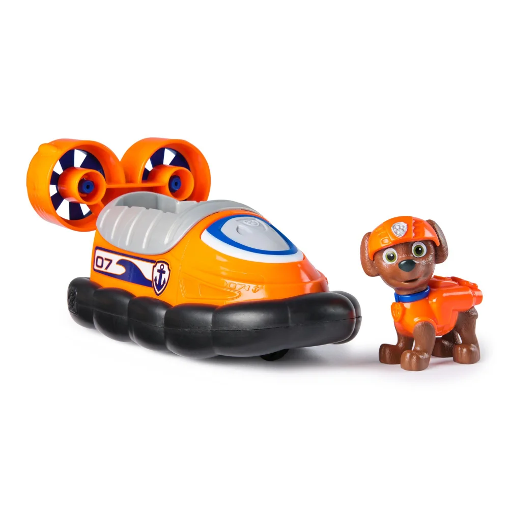 Paw Patrol Zuma's Hovercraft Vehicle and Figure Image 1