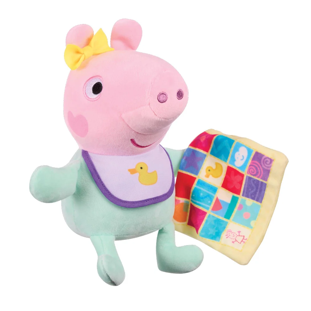 Peppa Pig Evie With Blanket Soft Toy Image 1