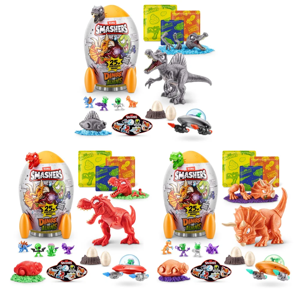 Smashers Dinos Vs Aliens Rocket Mystery Capsule by ZURU (Styles Vary) Image 1