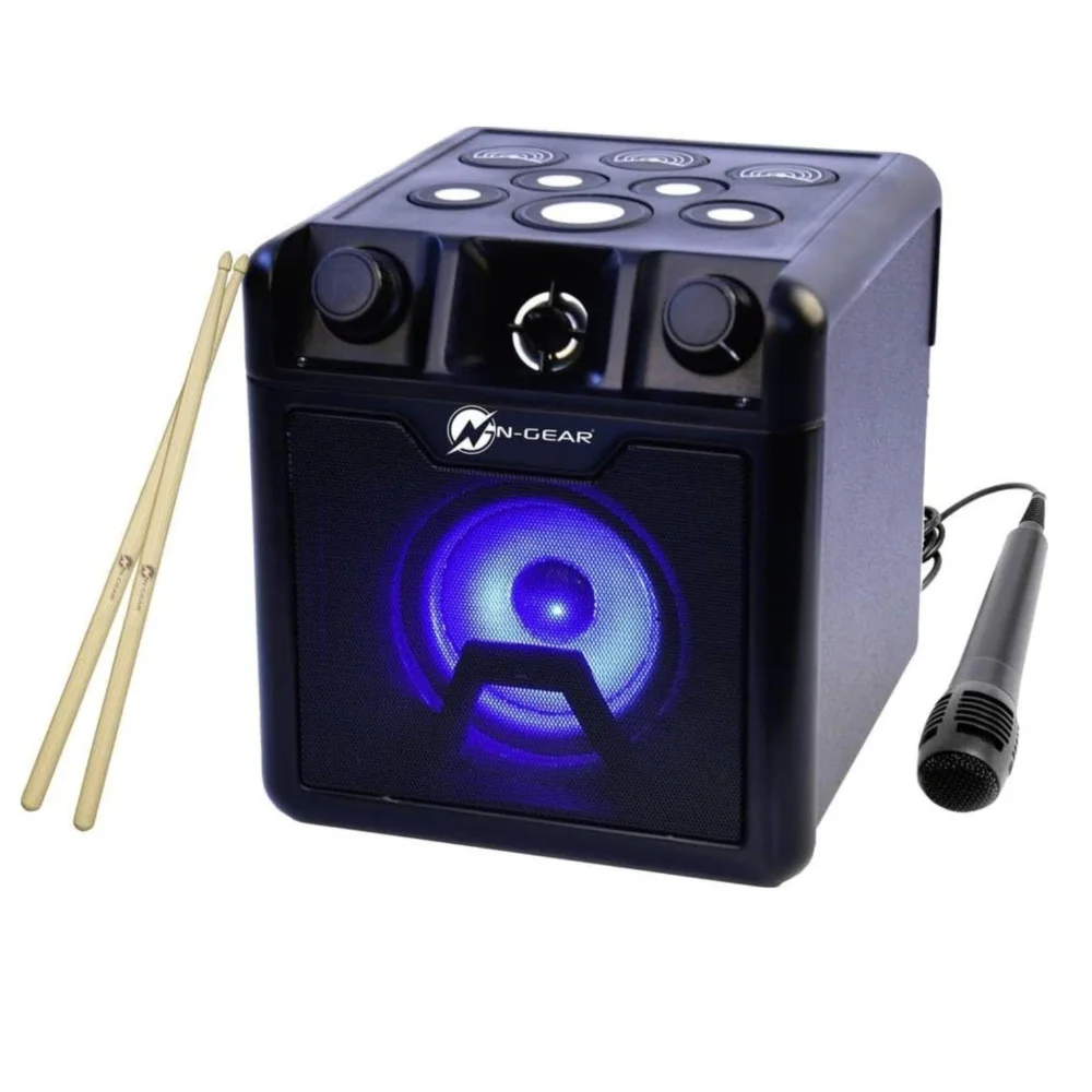 N-GEAR Drum Block 420 Bluetooth Karaoke Speaker and Pads Image 1